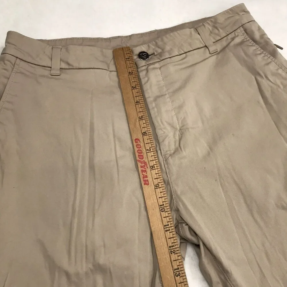 BIRDDOGS Pants Men 32x32 Stretch Tan Performance Golf Stretch Lined Chino